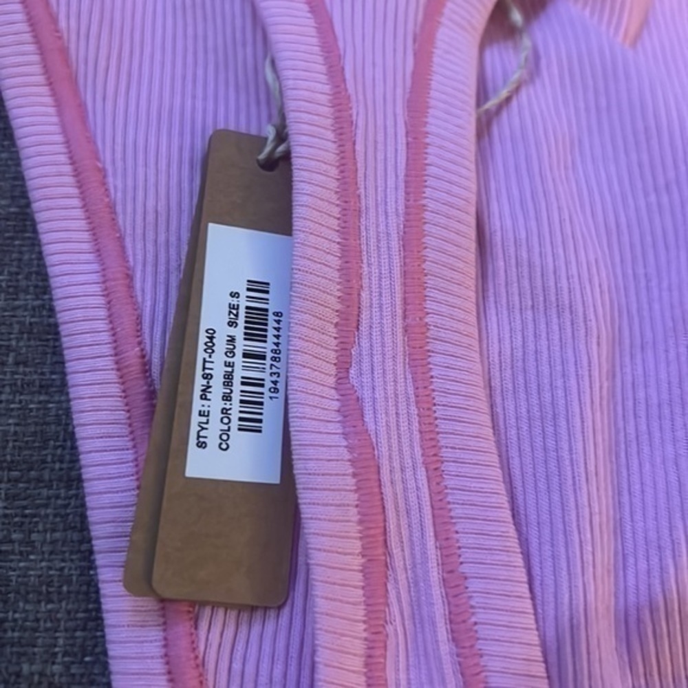 Skims Cotton Rib Thong - Picture 3 of 6